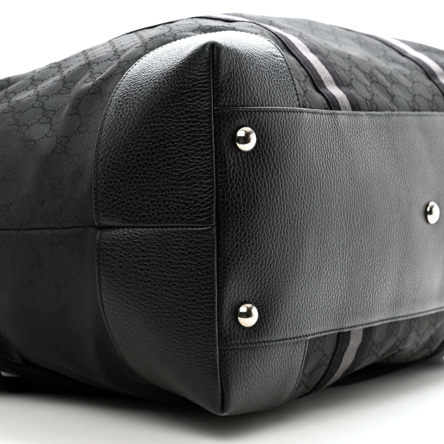 Gucci Nylon Monogram XL Duffle Bag Black 8 of 11