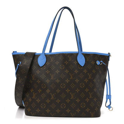 Louis Vuitton Monogram Inside Out Neverfull Bandouliere MM Gaston Blue 1 of 9
