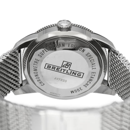 Breitling Stainless Steel 46mm Super Ocean Heritage Automatic Watch White A1732024 4 of 5