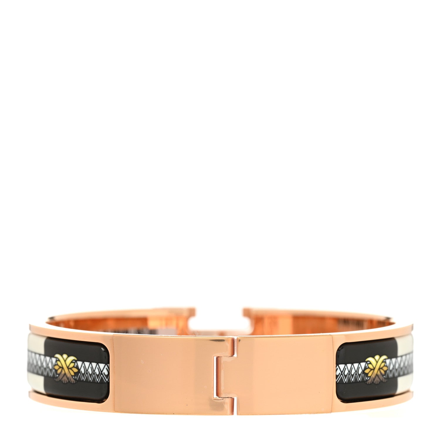 Hermes Enamel Printed Cliquetis Narrow Clic Clac H Bracelet PM Songe Nuit 3 of 4
