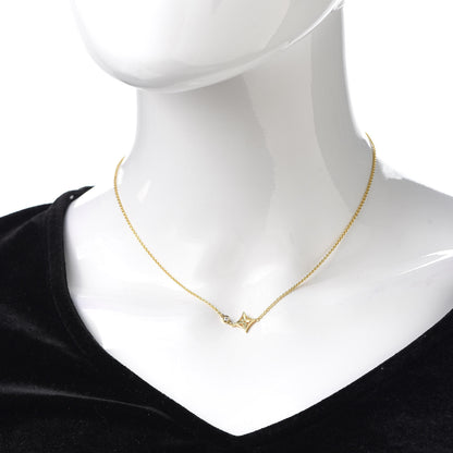 Louis Vuitton 18K Yellow Gold Diamond Idylle Blossom Pendant Necklace 2 of 6