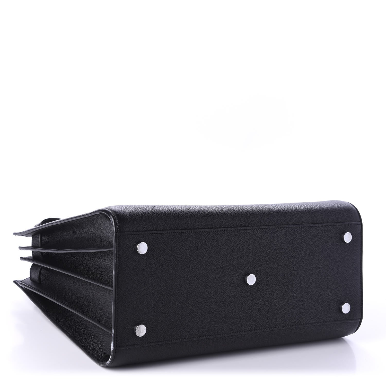 Saint Laurent Grained Calfskin Small Sac De Jour Black 5 of 11