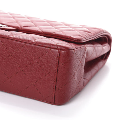 Chanel Caviar Quilted Maxi Double Flap Red 10 of 10