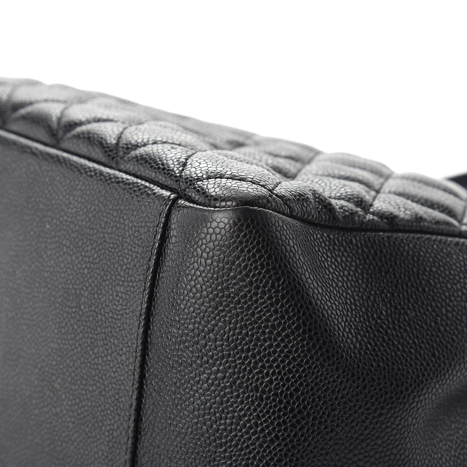Chanel Caviar Quilted Grand Shopping Tote GST Black 9 of 11