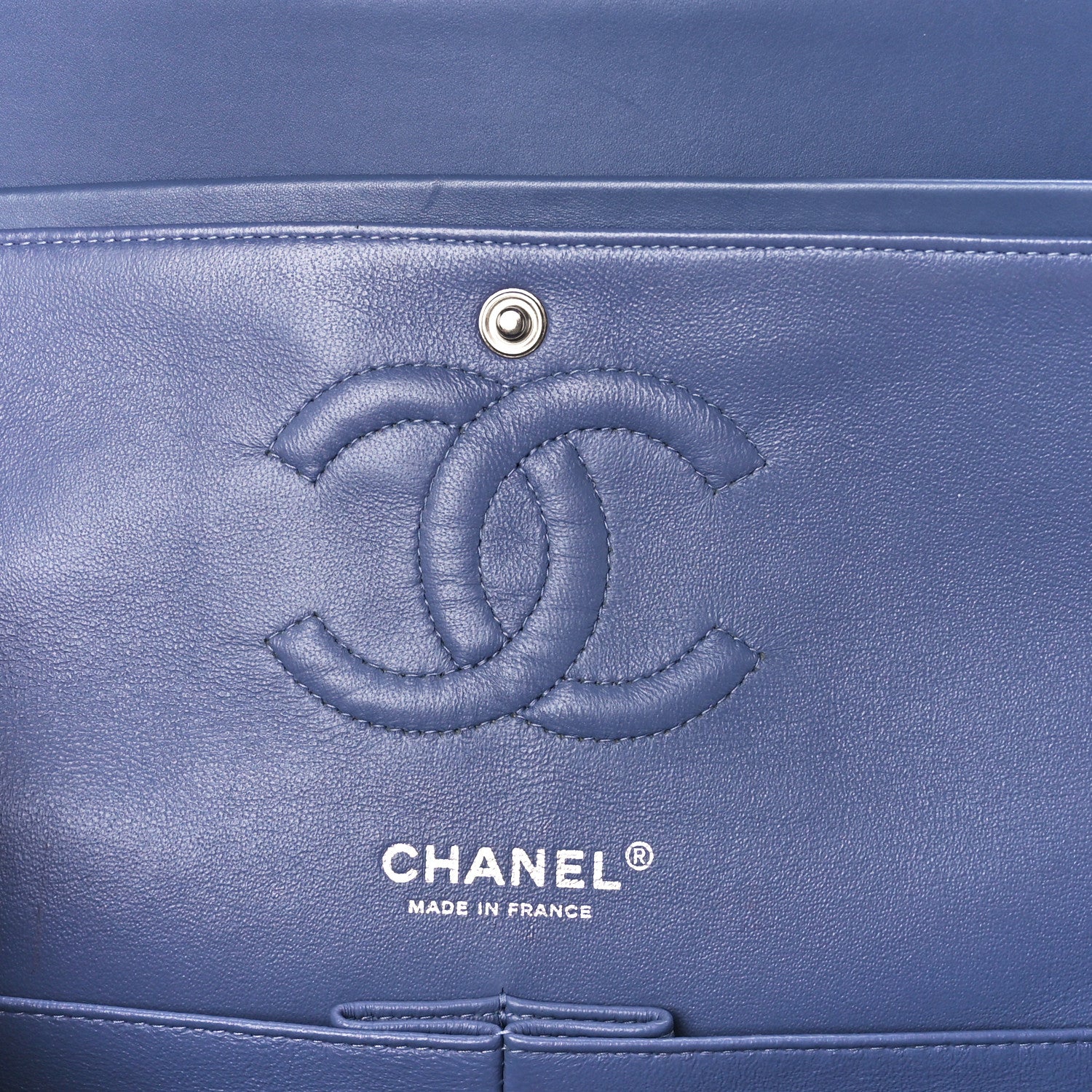 Chanel Patent Calfskin Quilted Medium Double Flap Light Purple 6 of 11