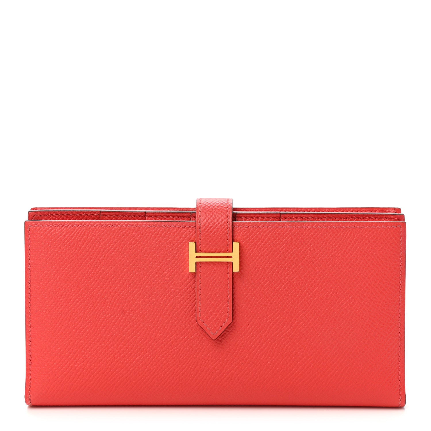 Hermes Epsom Bearn Gusset Wallet Rose Jaipur 1 of 9