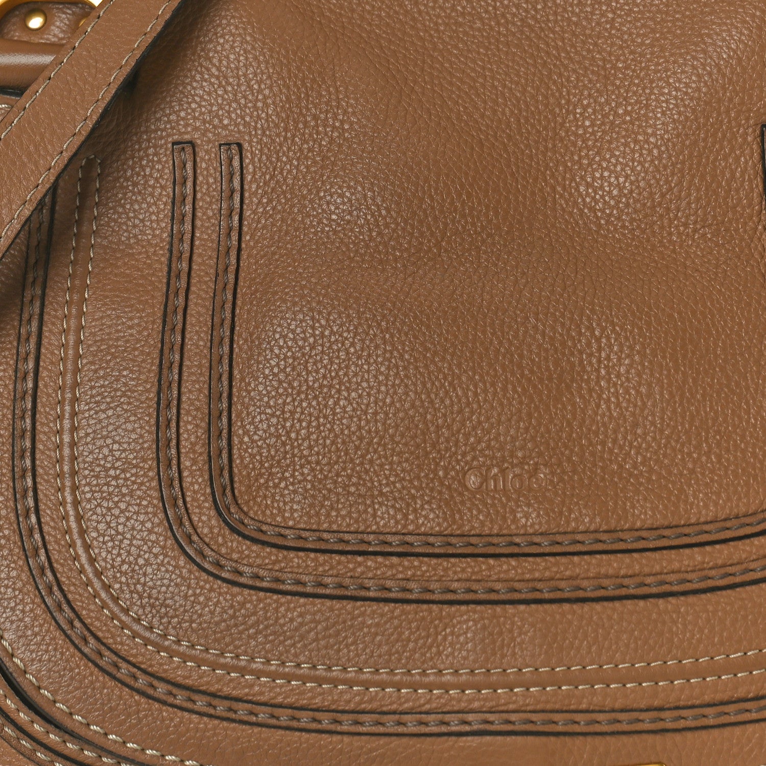 Chloe Calfskin Medium Marcie Satchel Nut 7 of 15