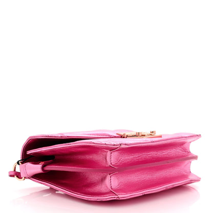 MCM Metallic Calfskin Quilted Patricia Crossbody Bag Viva Lila 4 of 12