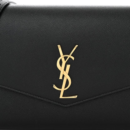 Saint Laurent Grain De Poudre Mini Uptown Crossbody Bag Black 10 of 12