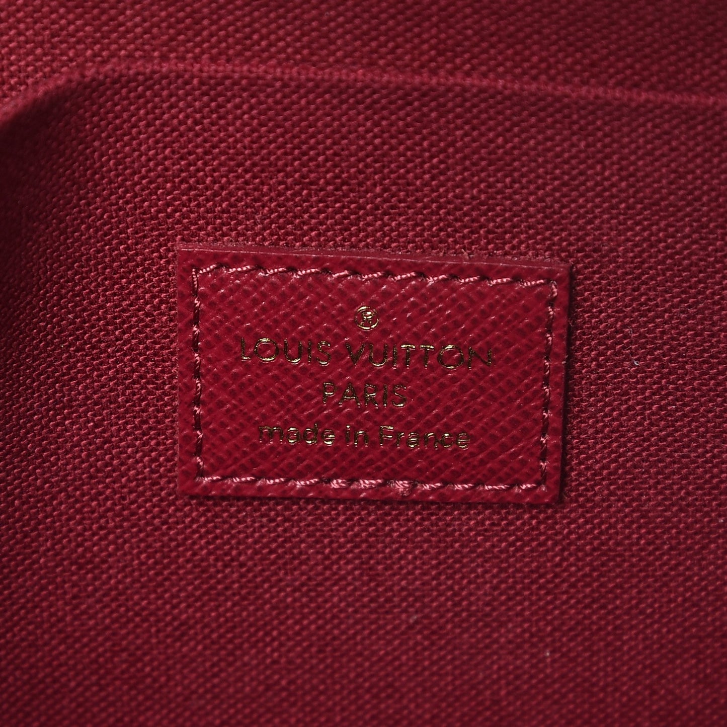 Monogram Pochette Felicie Chain Wallet Fuchsia