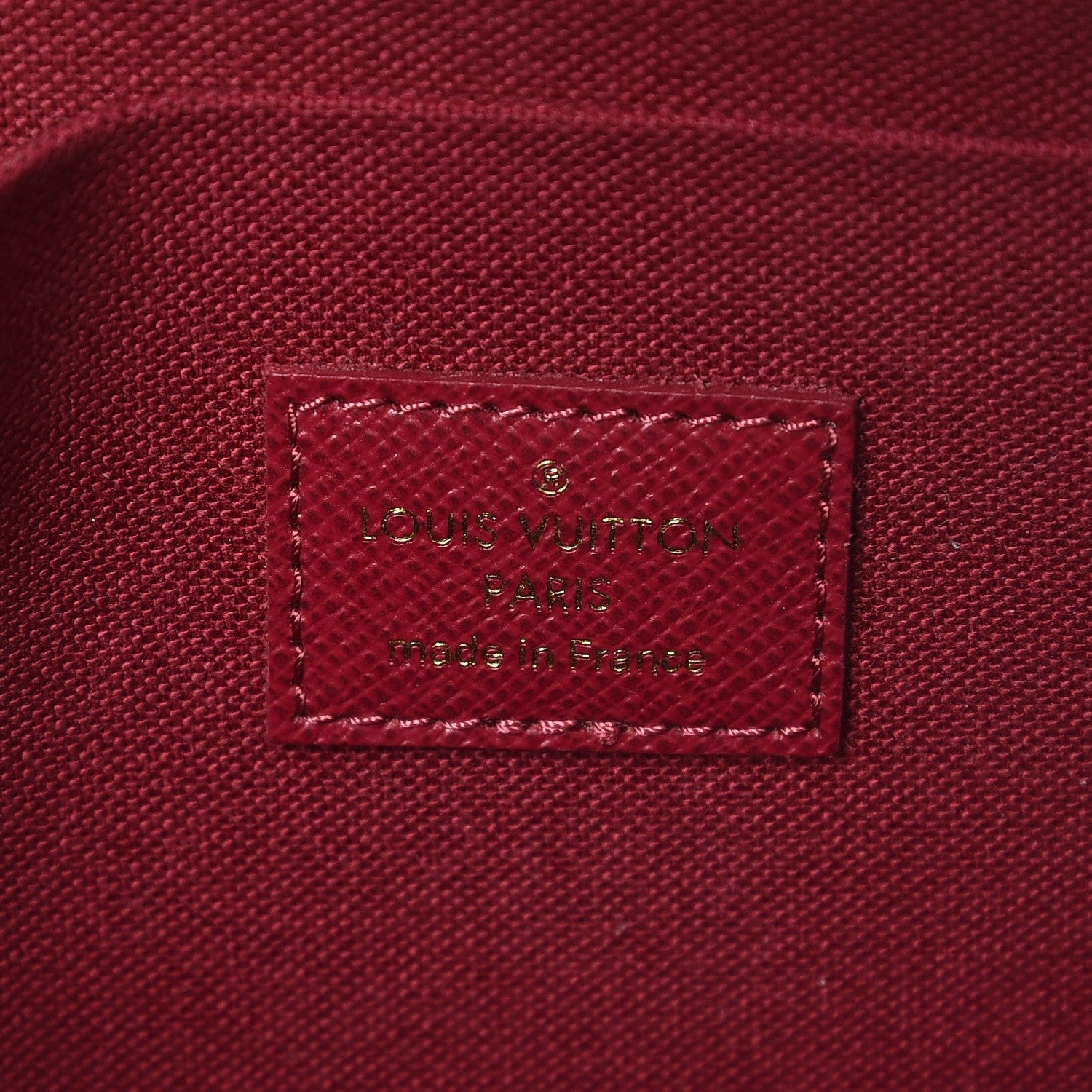 Louis Vuitton Monogram Pochette Felicie Chain Wallet Fuchsia 6 of 9