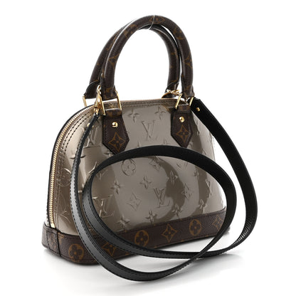 Louis Vuitton Vernis Epi Monogram Alma BB Champagne Metallise 3 of 11