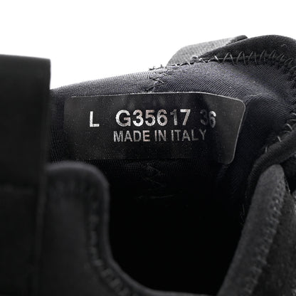 Chanel Velvet Calfskin Mixed Fibers CC Sneakers 36 Black 6 of 11