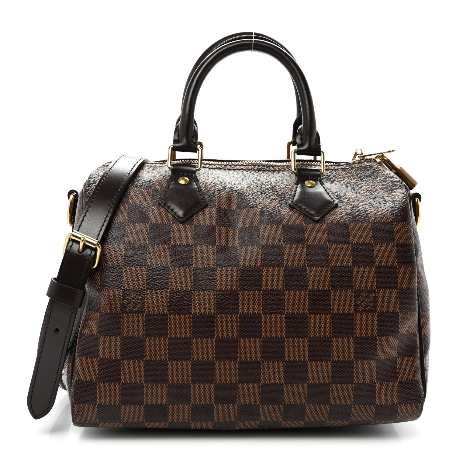 Louis Vuitton Damier Ebene Speedy Bandouliere 25 1 of 10
