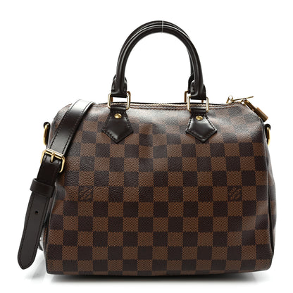 Louis Vuitton Damier Ebene Speedy Bandouliere 25 1 of 10