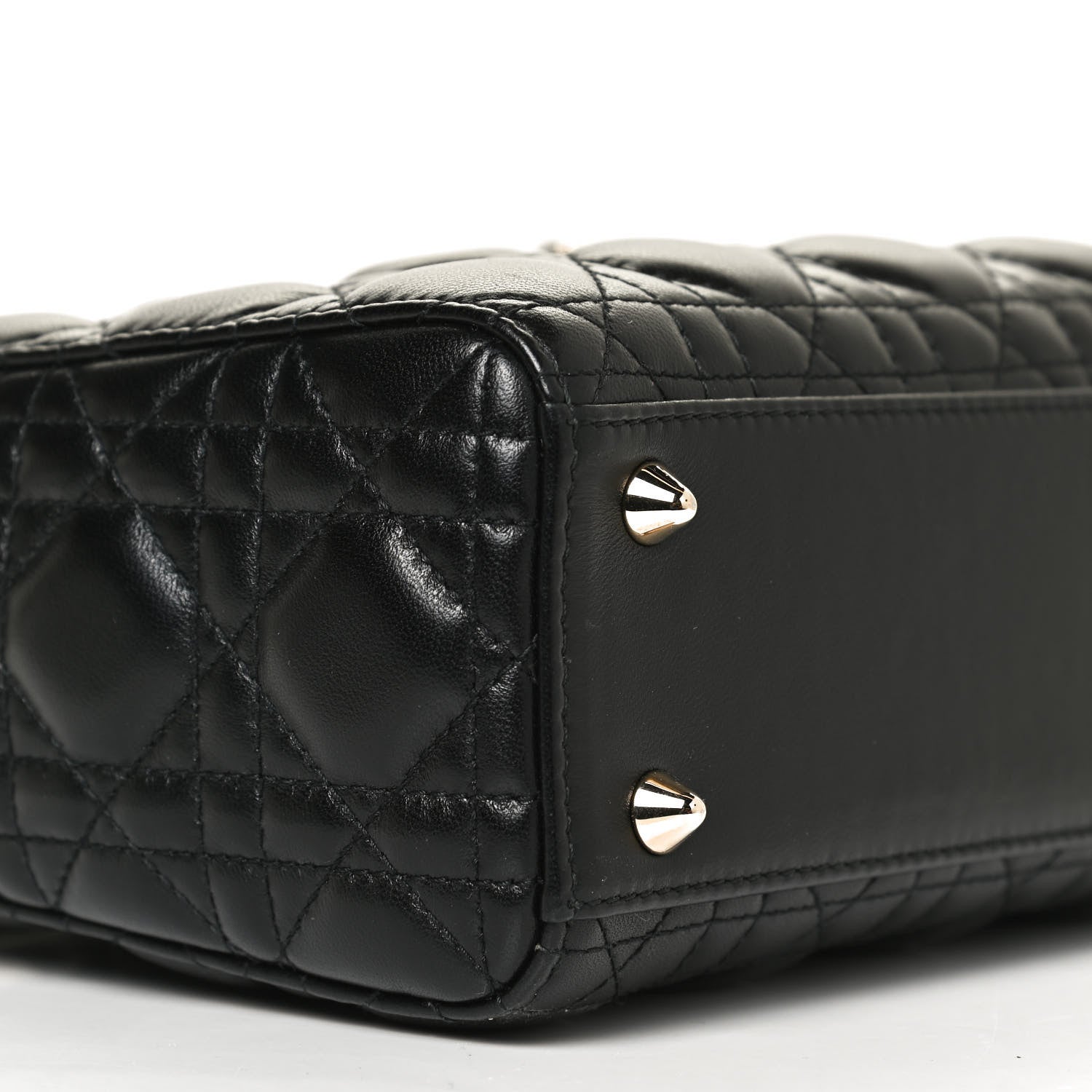 Christian Dior Lambskin Cannage Small Lucky Badges My Lady Dior Black 5 of 11