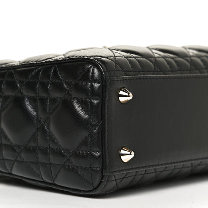 Christian Dior Lambskin Cannage Small Lucky Badges My Lady Dior Black 5 of 11