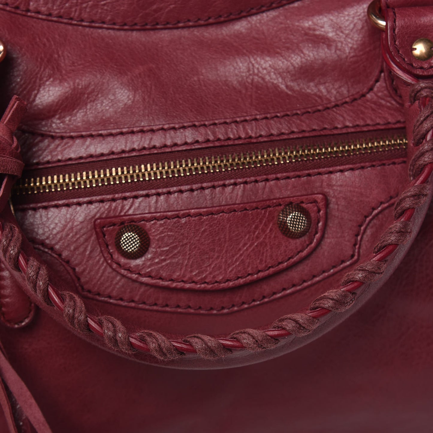Agneau Giant 12 Rose Gold Hardware City Cassis