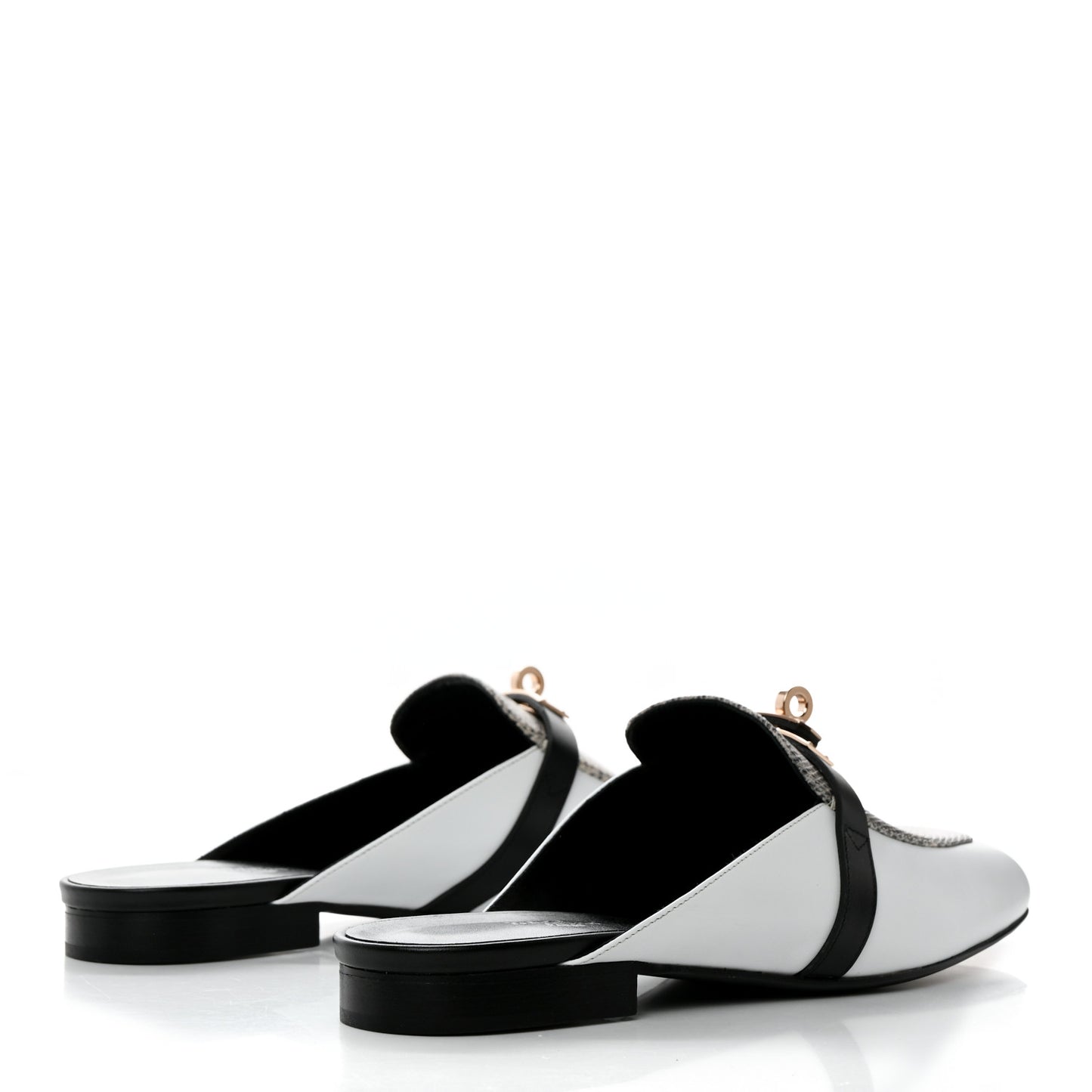 Lizard Calfskin Oz Mules 39 Ombre