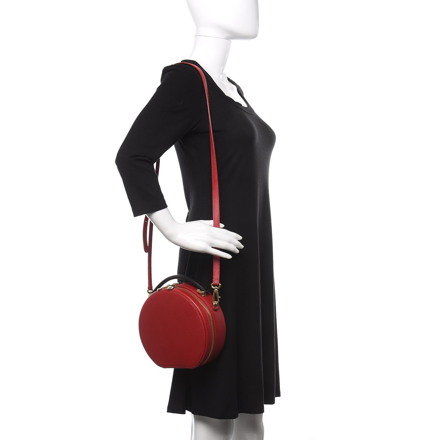 Dolce & Gabbana Dauphine Anna Satchel Red 2 of 9
