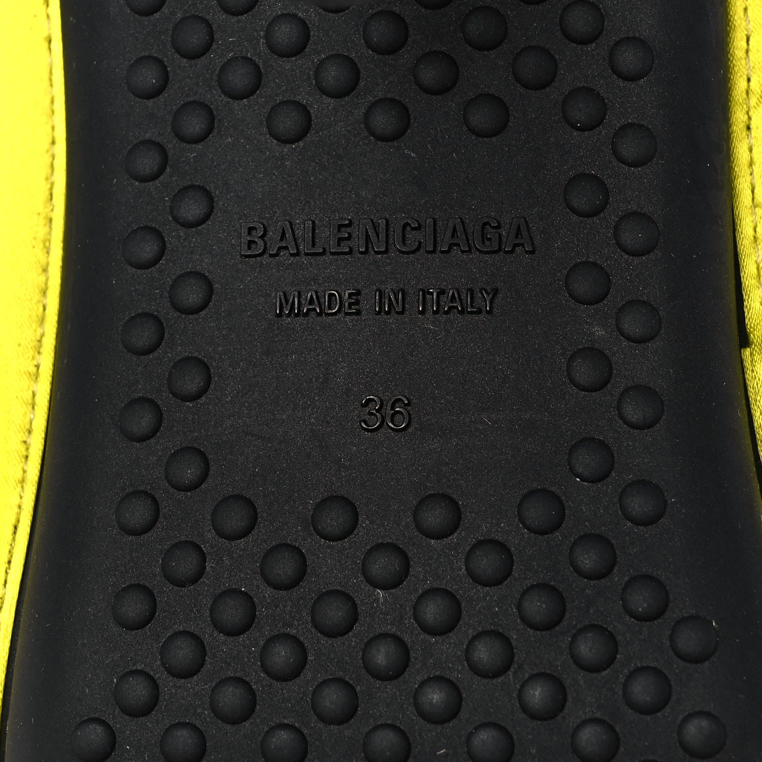 Balenciaga Satin Quilted Home 80mm Sandals 36 Lime 6 of 7