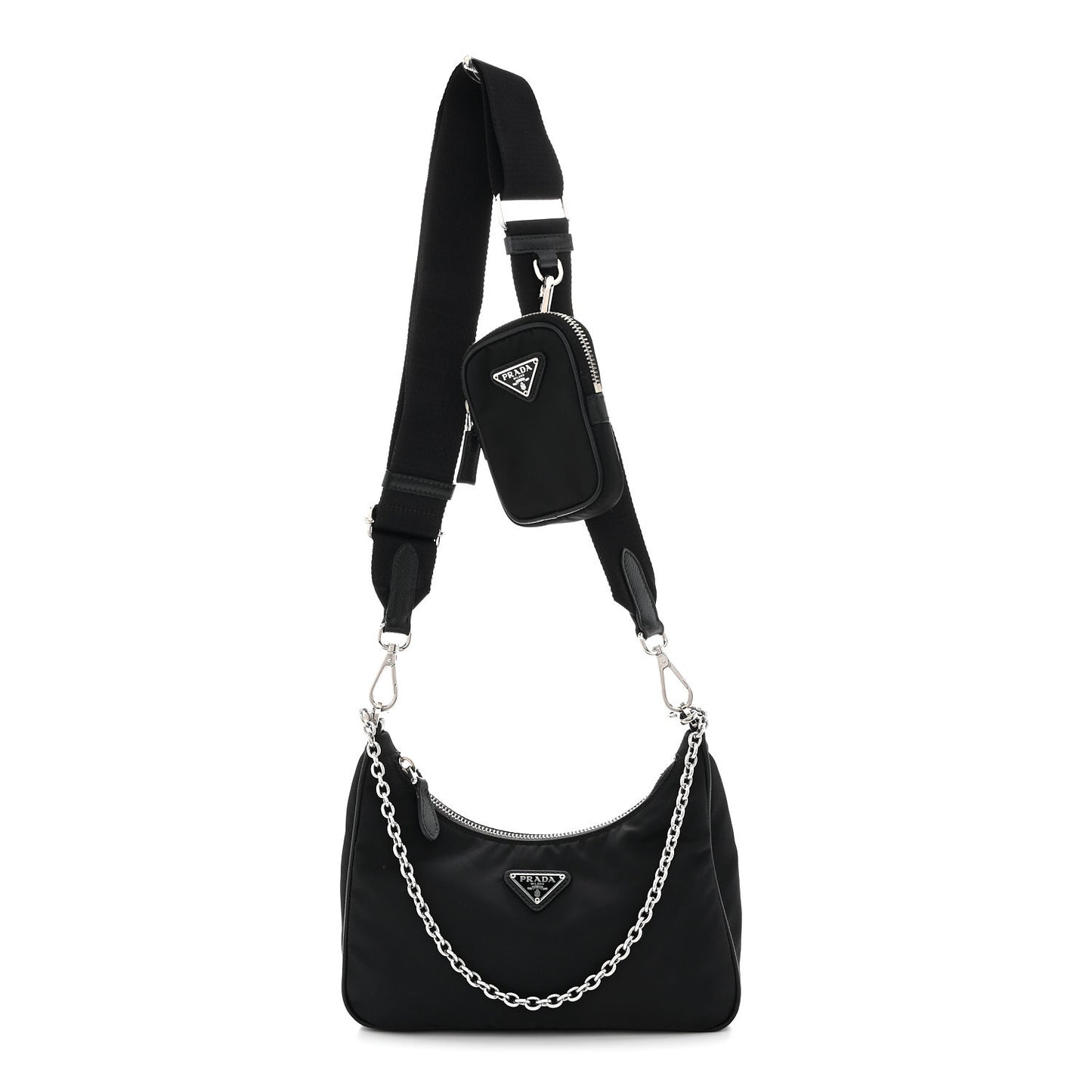 Nylon Re-Edition 2005 Shoulder Bag Black