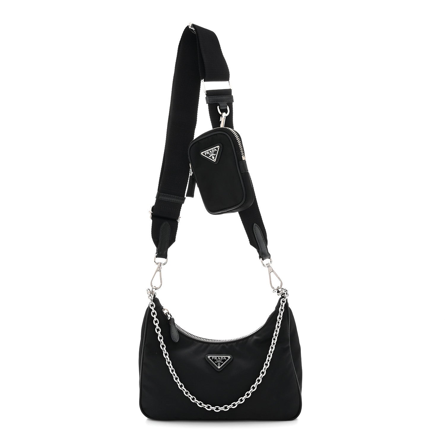 Prada Nylon Re-Edition 2005 Shoulder Bag Black 1 of 14