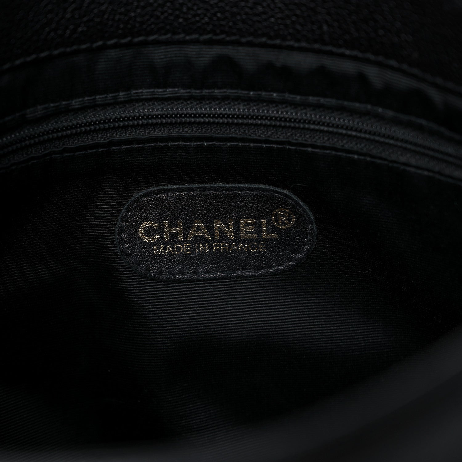 Chanel Caviar CC Tote Black 5 of 14