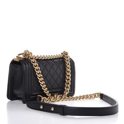 Chanel Calfskin Quilted Small Boy Flap Black 3 of 9