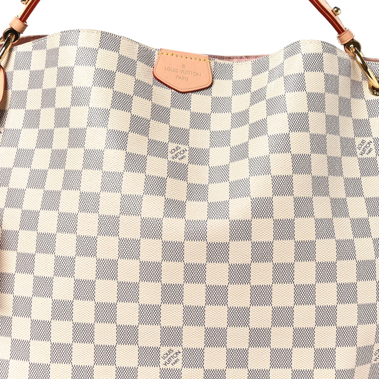Damier Azur Graceful MM Rose Ballerine