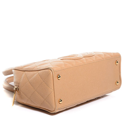 Chanel Caviar Quilted Small Bowler Beige 3 of 7