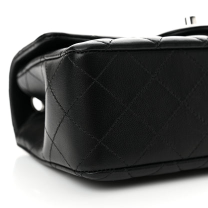 Chanel Lambskin Quilted Mini Rectangular Flap Black 9 of 10