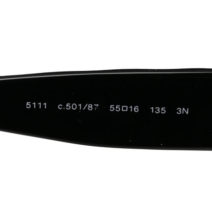 Chanel Camellia CC Sunglasses 5111 Black 6 of 9