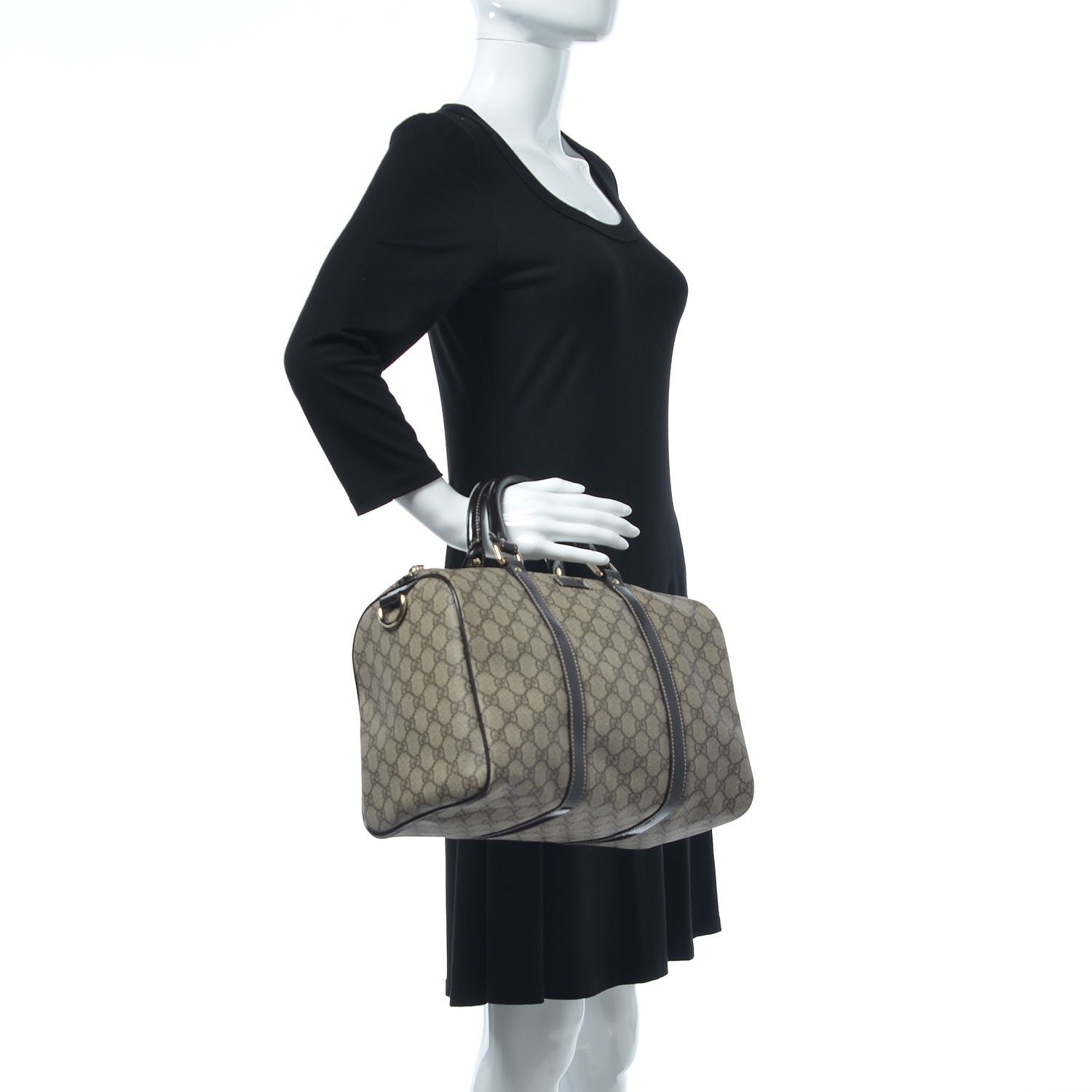 Gucci GG Plus Monogram Medium Joy Boston Dark Brown 2 of 7