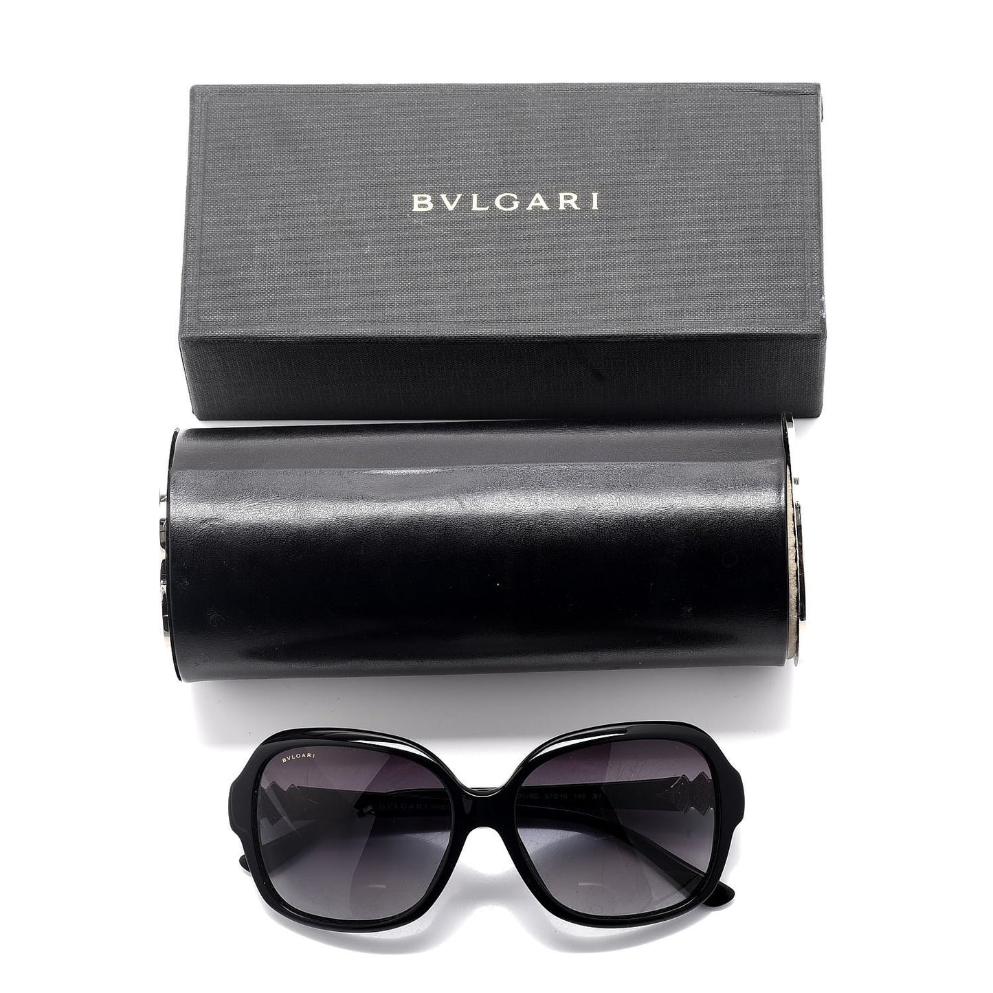Oversized Sunglasses 8124-B Black