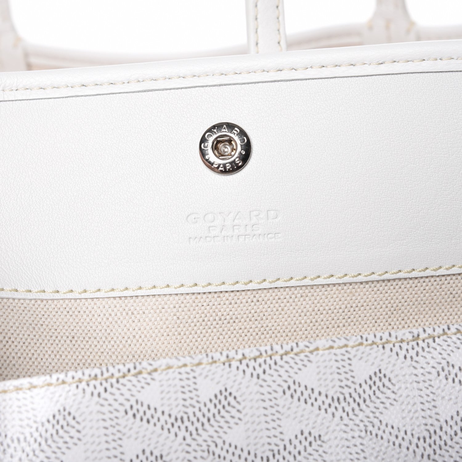Goyard Goyardine Saint Louis PM White 8 of 9