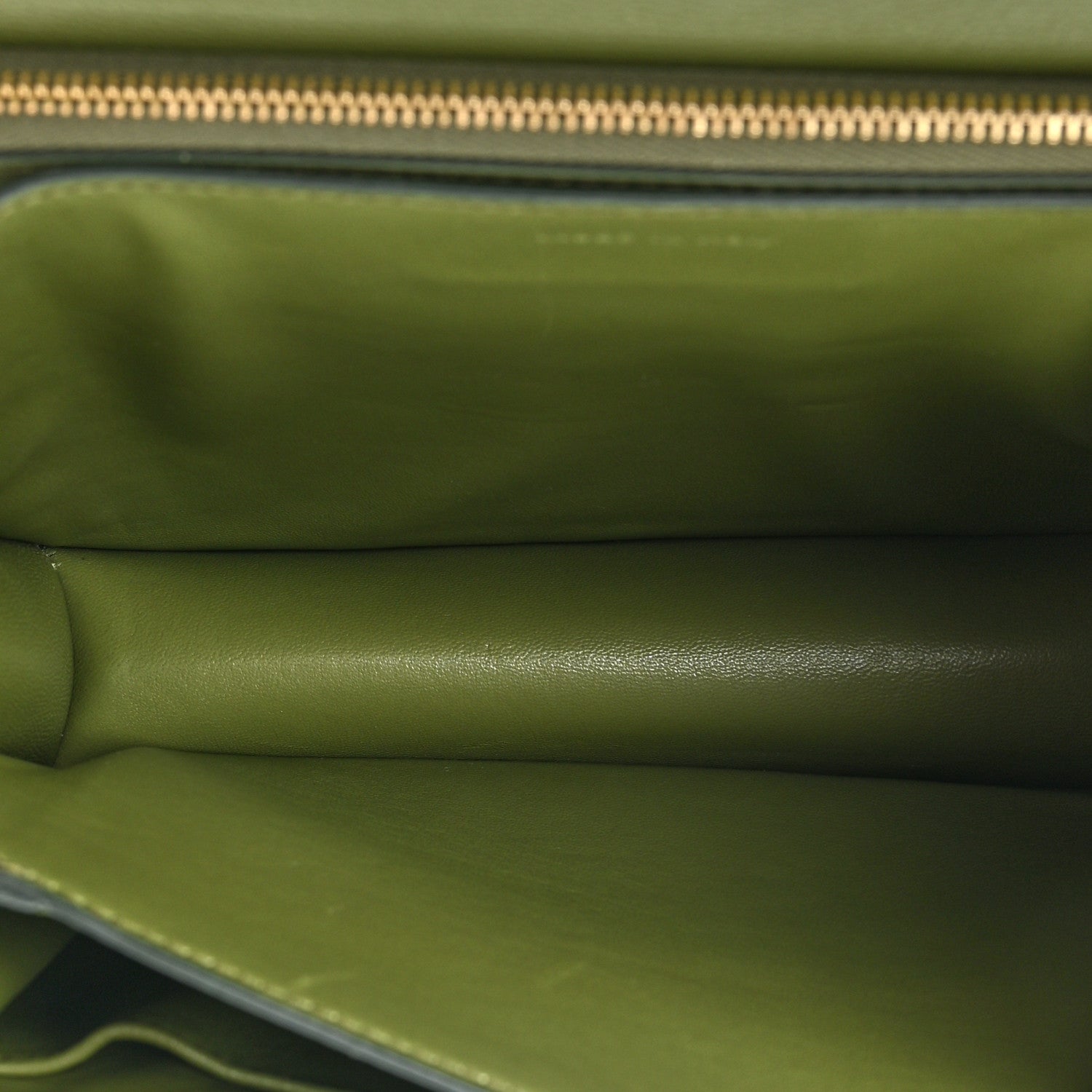 Celine Box Calfskin Classic Box Medium Flap Bag Army Green 6 of 11