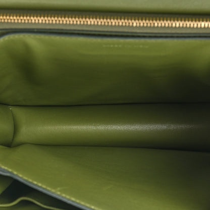 Celine Box Calfskin Classic Box Medium Flap Bag Army Green 6 of 11