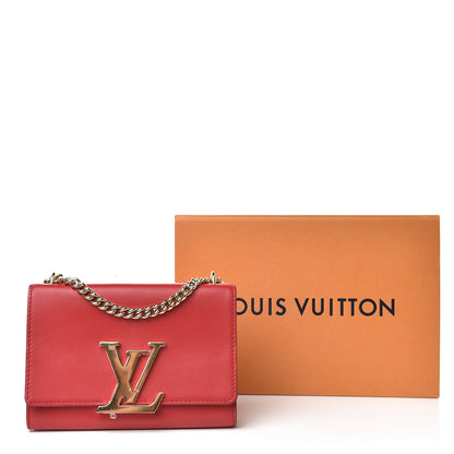 Louis Vuitton Calfskin Chain Louise GM Framboise 12 of 12