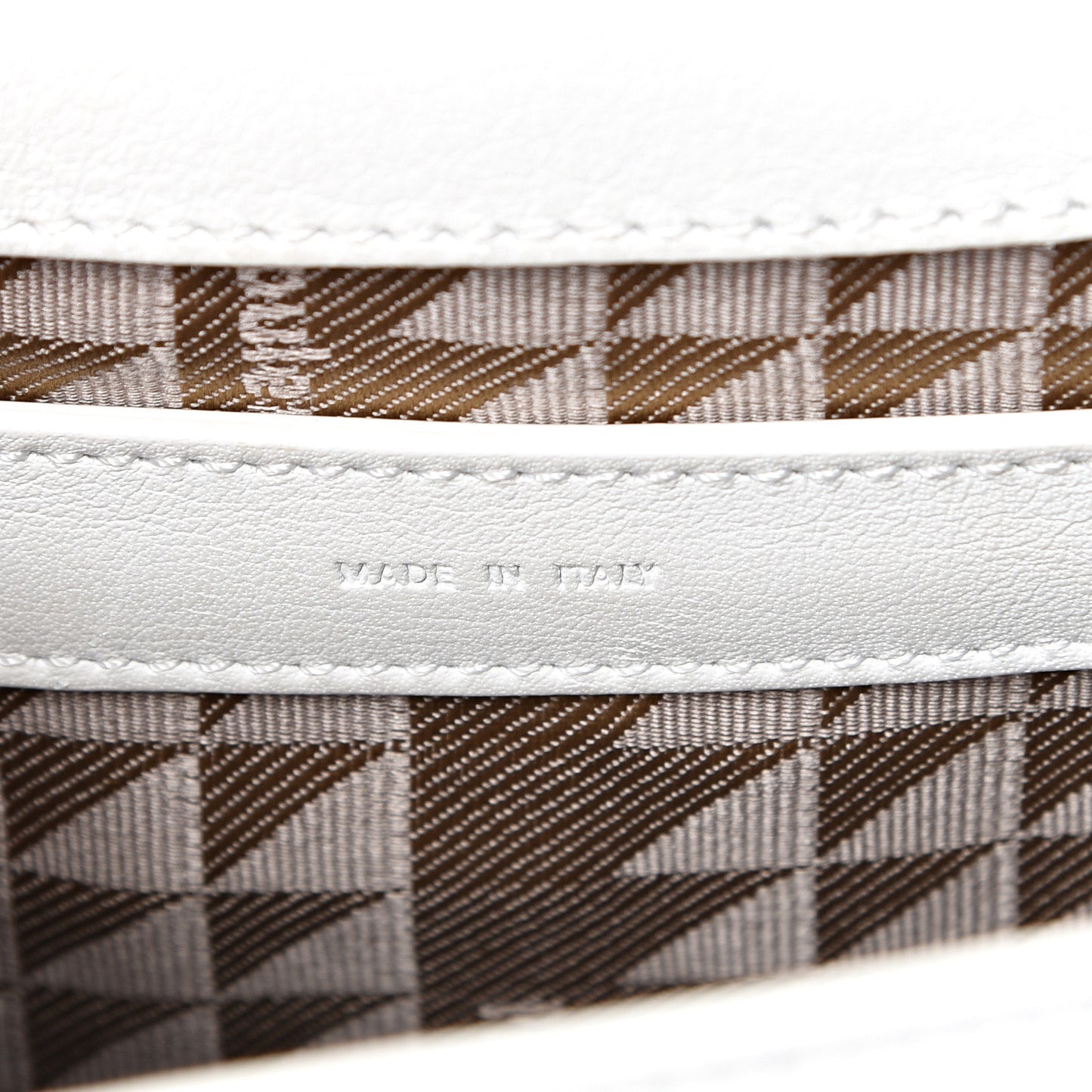 Calfskin Tiny PS11 Classic Shoulder Bag White