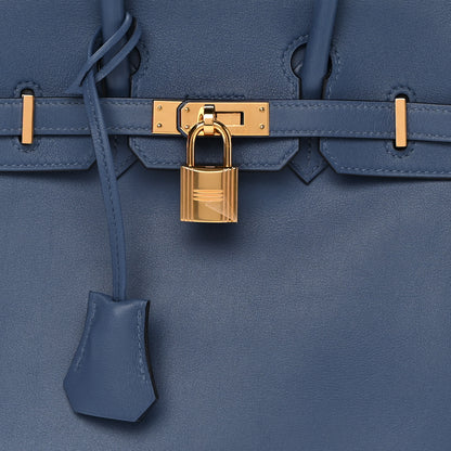 Hermes Swift Birkin 25 Bleu Brighton 8 of 11