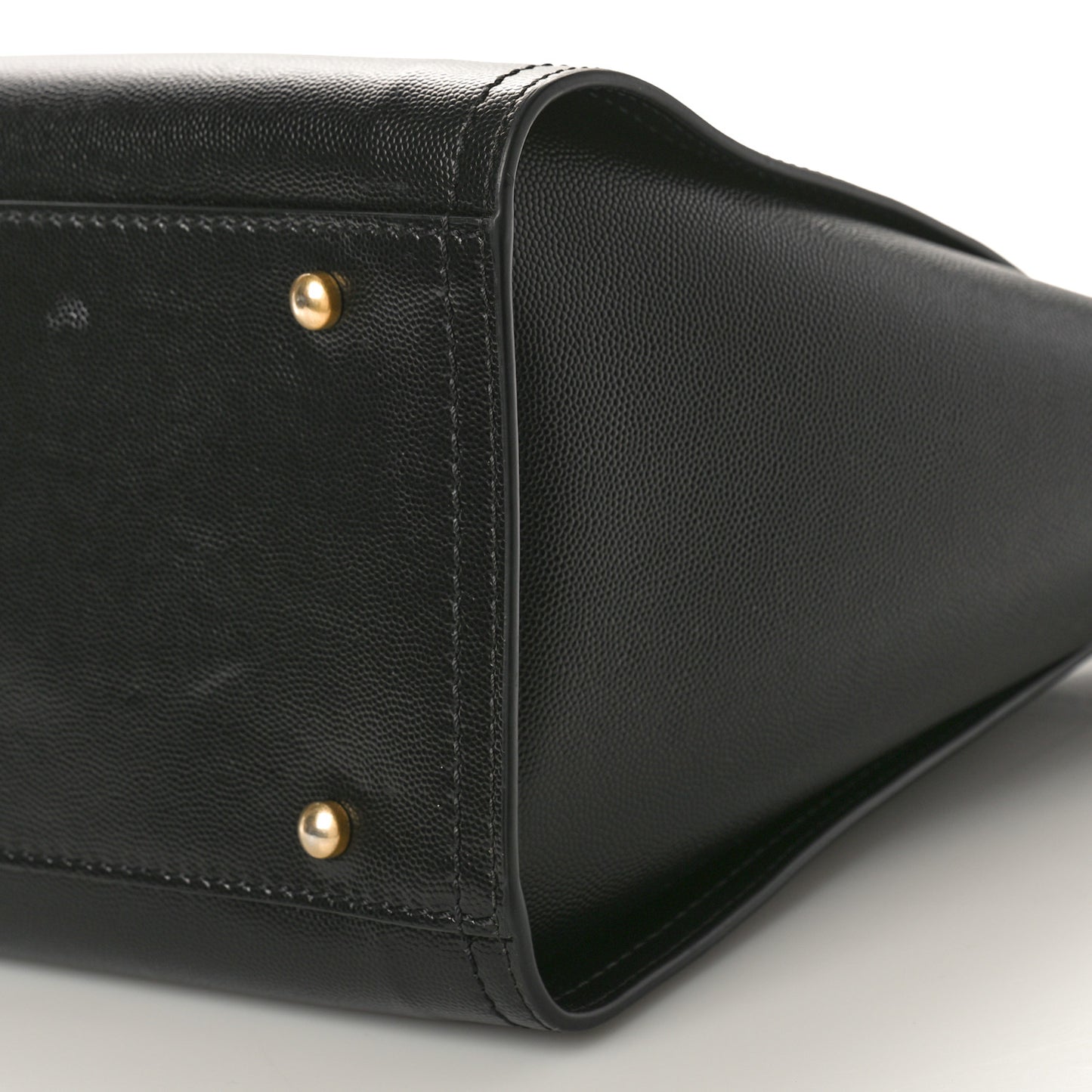 Caviar Small Studded Deauville Tote Black