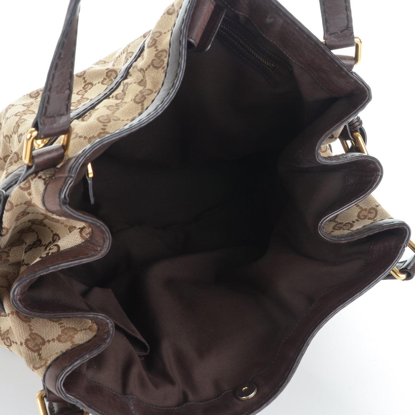 Monogram Medium Jockey Tote Dark Brown