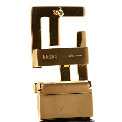 Fendi Cuoio Romano FF Buckle Belt 120 48 Black 4 of 8