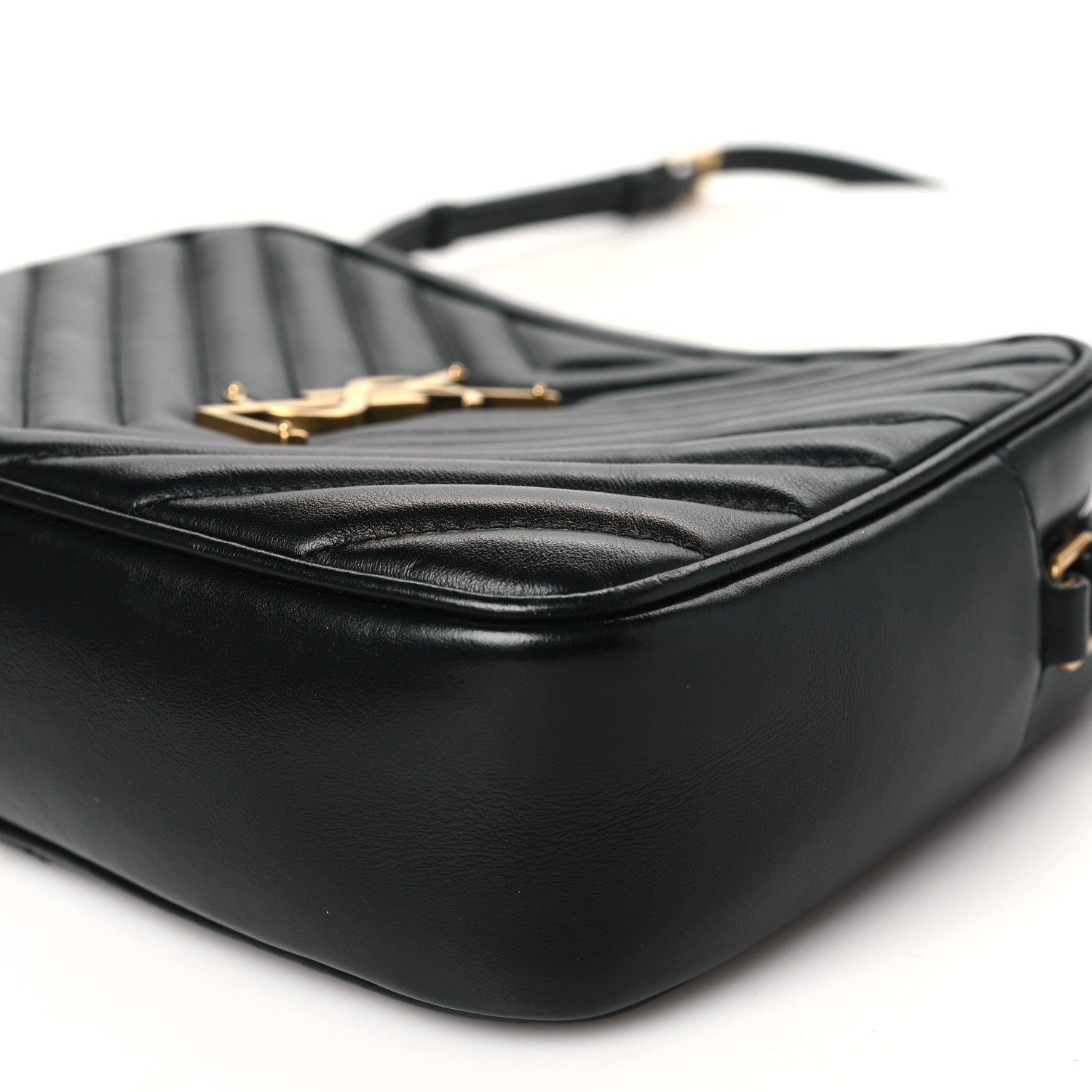 Saint Laurent Calfskin Matelasse Monogram Lou Camera Bag Black 10 of 10