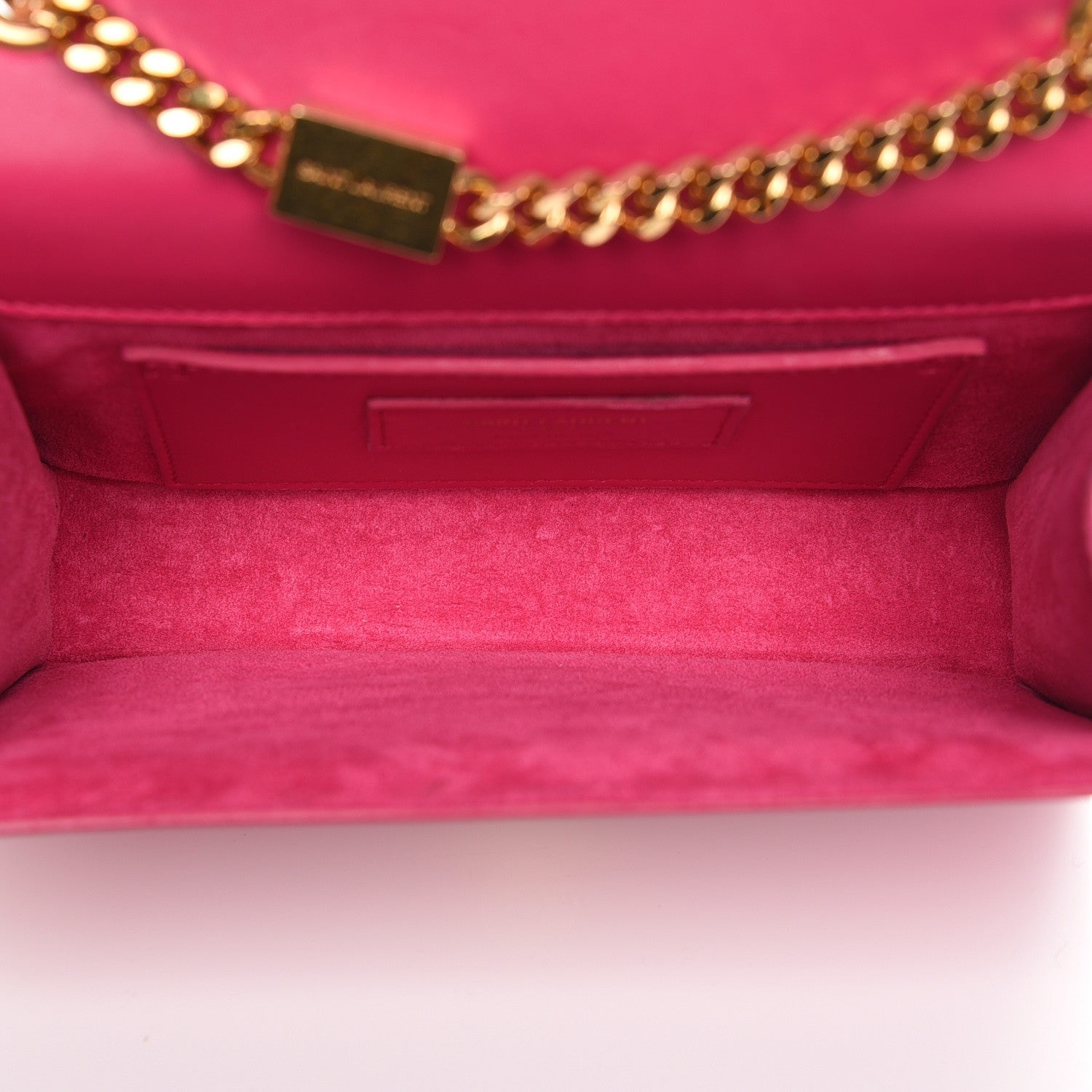 Saint Laurent SAINT LAURENT Calfskin Small Classic Monogram Kate Tassel Satchel Fuchsia 5 of 7