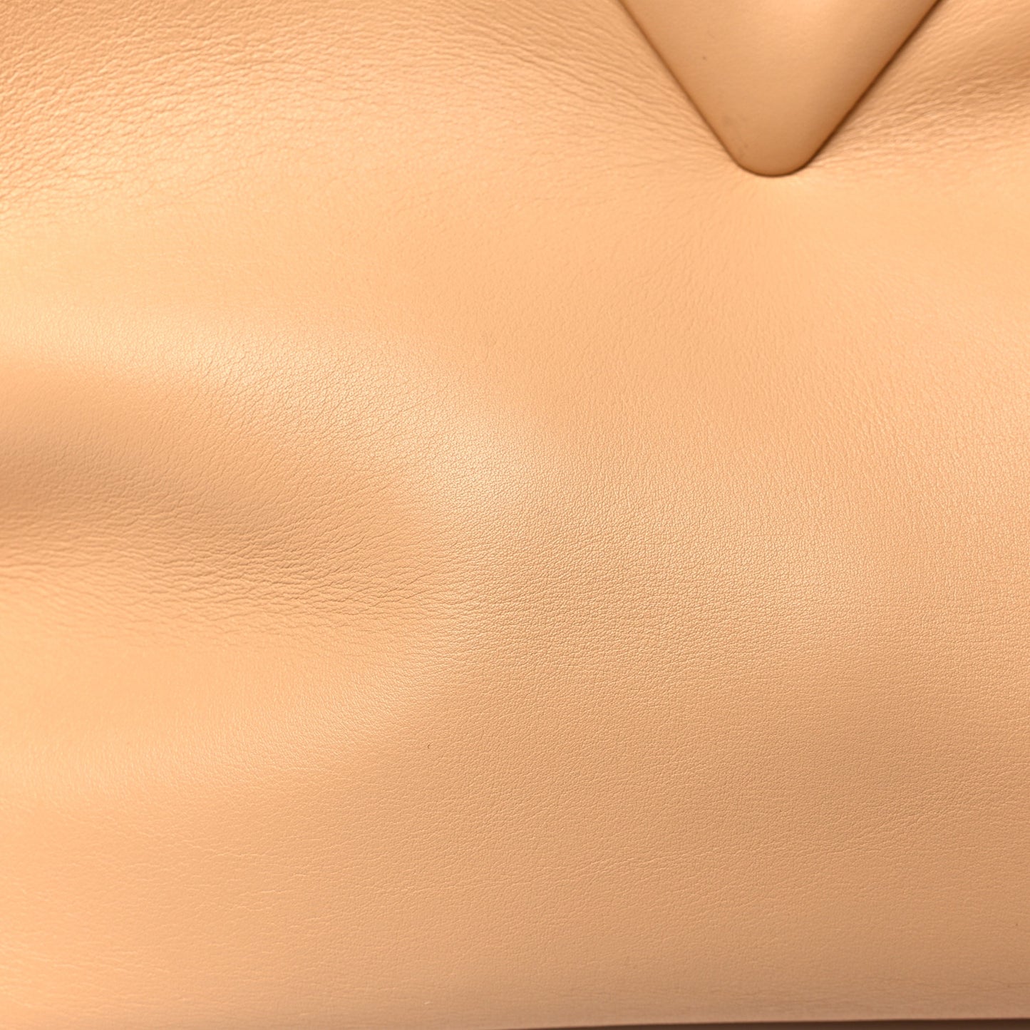 Calfskin Medium The Point Triangle Bag Almond