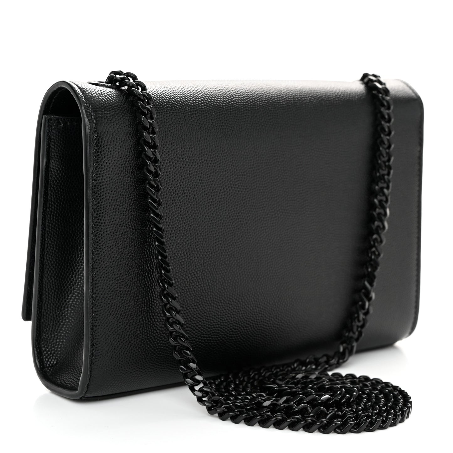 Grain De Poudre Small Monogram Monochrome Kate Satchel Black