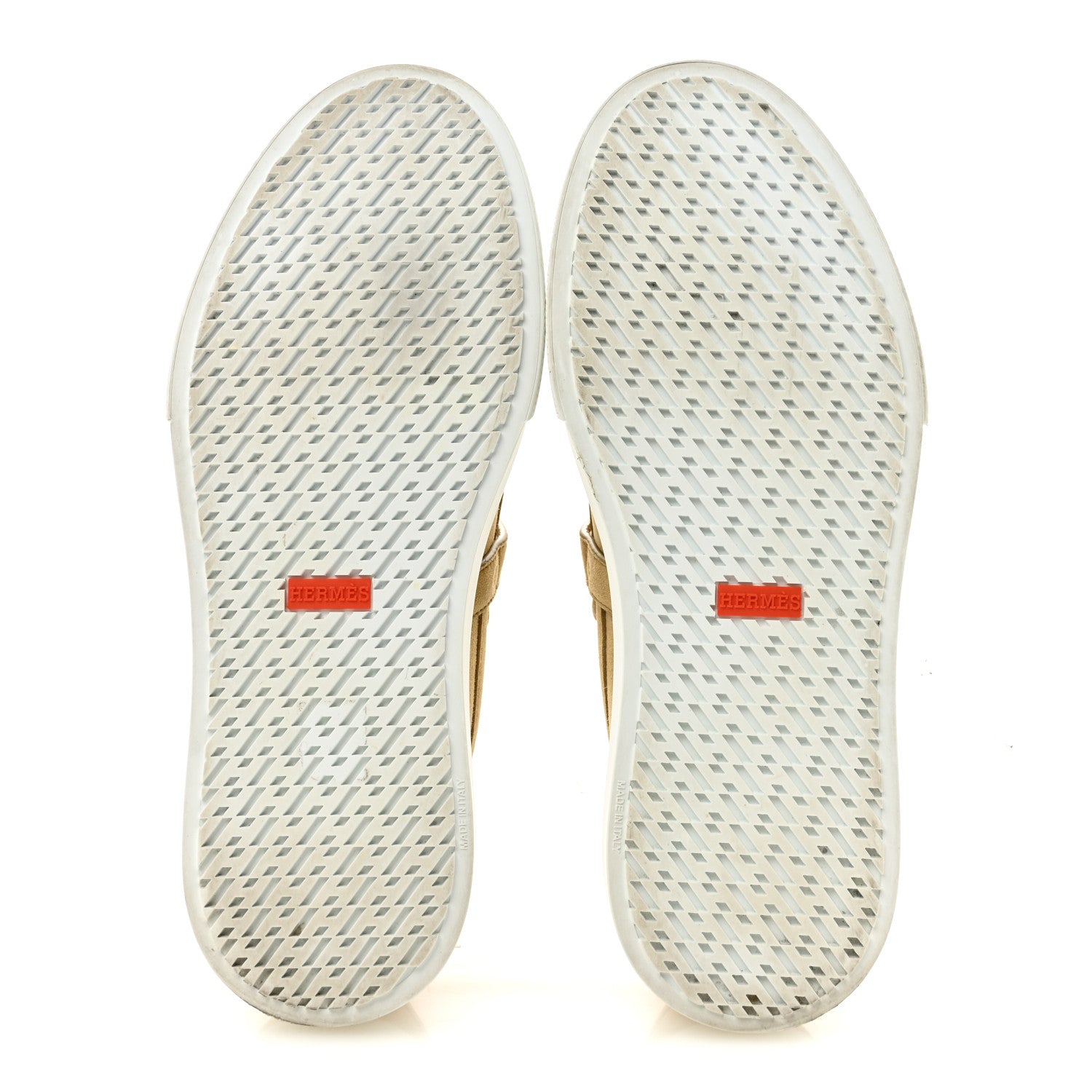Hermes Suede Goatskin Game Slip On Sneakers 41 Beige Lin 6 of 10