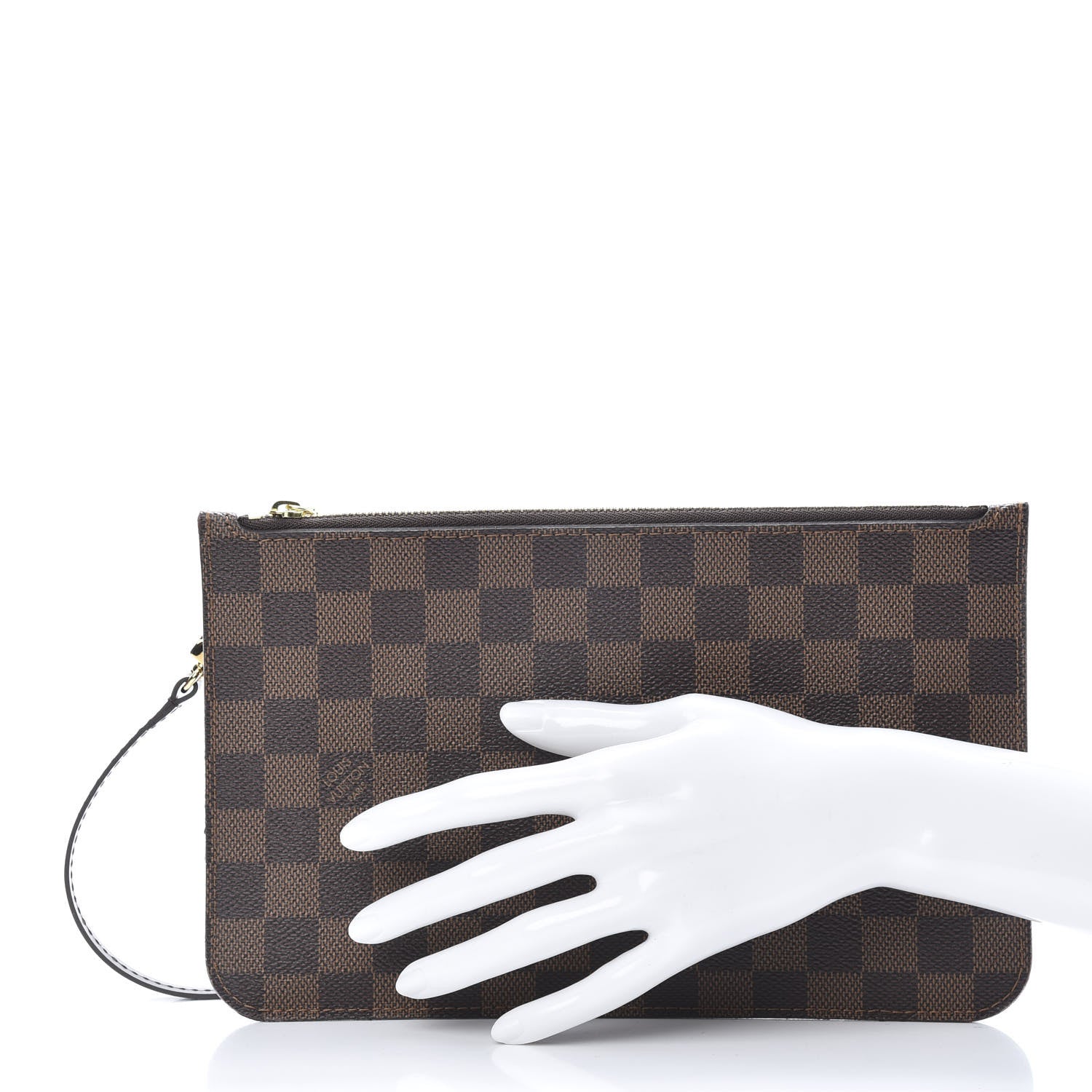 Louis Vuitton Damier Ebene Neverfull MM GM Pochette 2 of 13